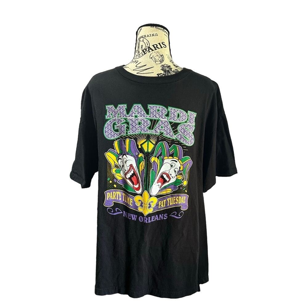 Mardi Gras New Orleans Parade Short Sleeve Shirt – Size L